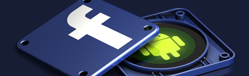 Facebooken op Android-apparaat